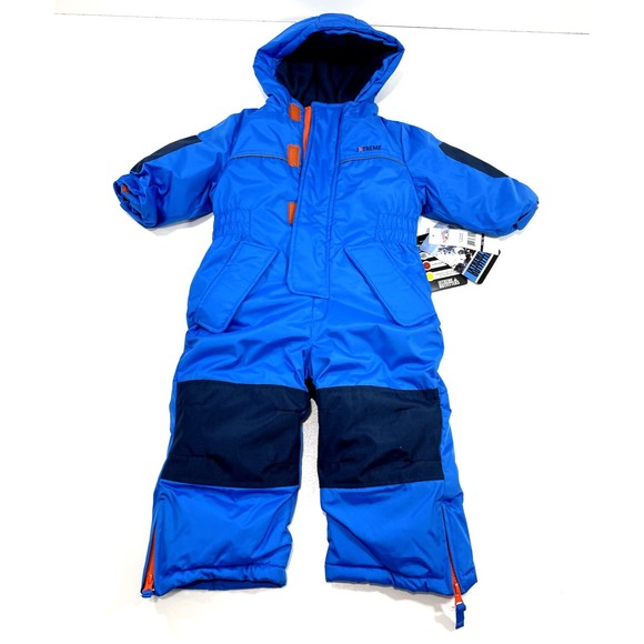 Kids Blue Snowsuit - Picture 1 of 11